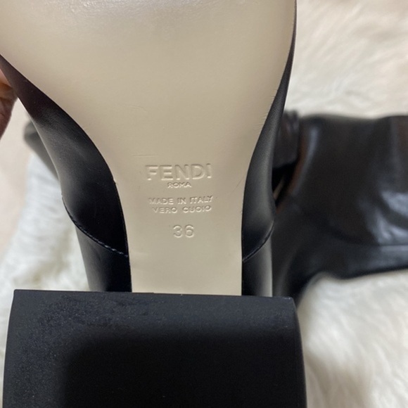 Fendi Buckle detail Block heel Knee high boots size 36EU‎ - Picture 8 of 12